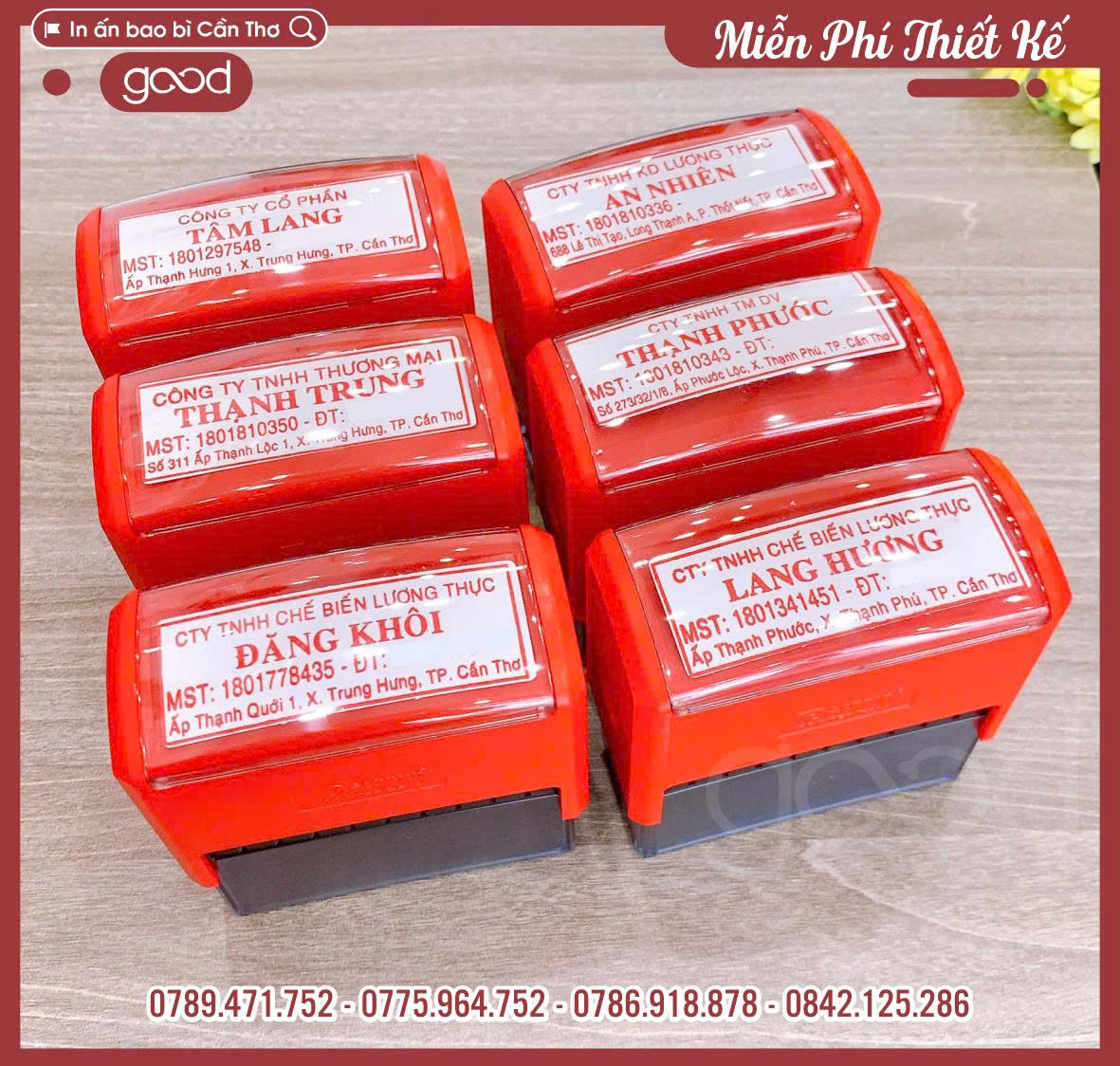 CON DẤU IN LÊN GIẤY
